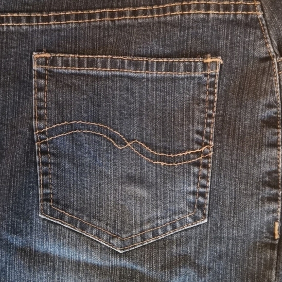 Long Distressed Grafitti Denim Mermaid Skirt Large - Picture 6 of 12